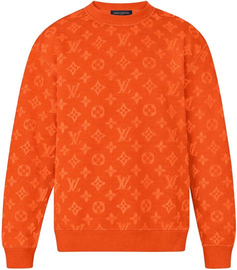 louis vuitton sweater orange|louis vuitton hooded sweatshirt.